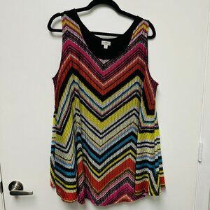 Avenue | Multi-Colored Sleeveless Top 124